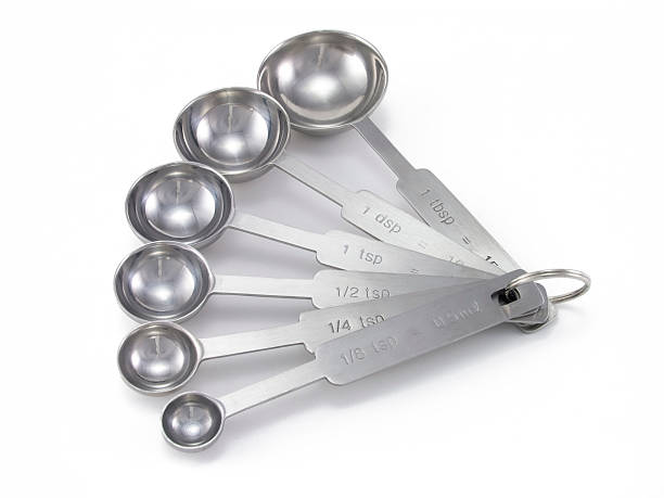 measuring spoon stock photo