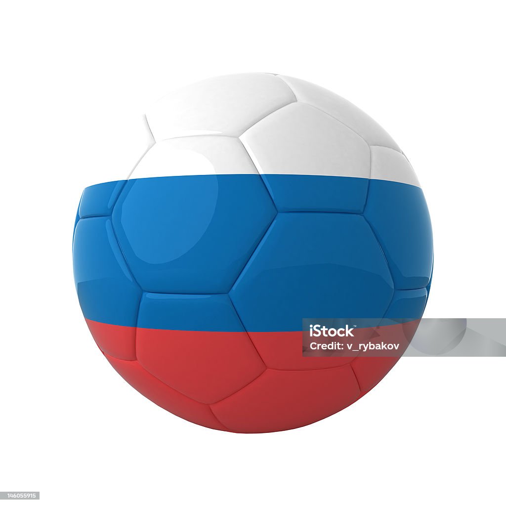 Ruso fútbol. - Foto de stock de Bandera libre de derechos