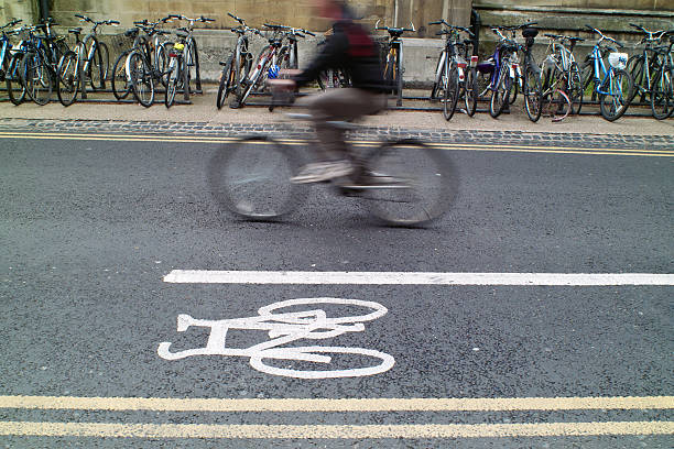 istock Bike lane 146056529