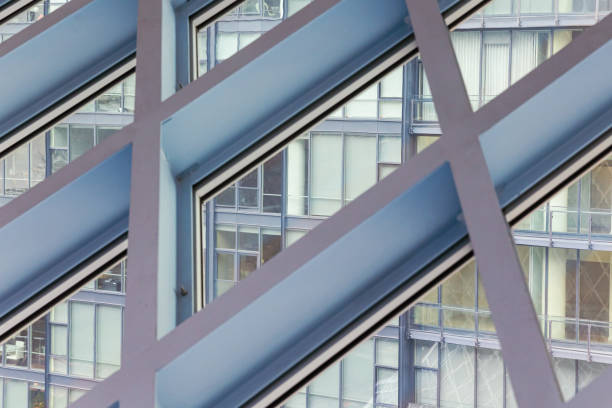 Downtown Seattle Architectural Detail Abstract - fotografia de stock