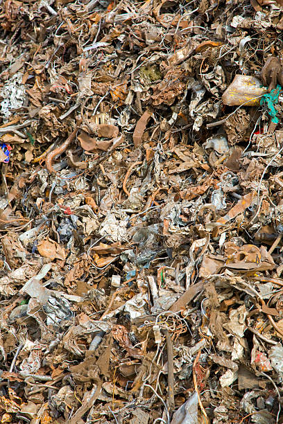 scrap metal to be recycled stock photo