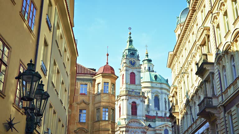 European city. Church, Architecture, Residential.