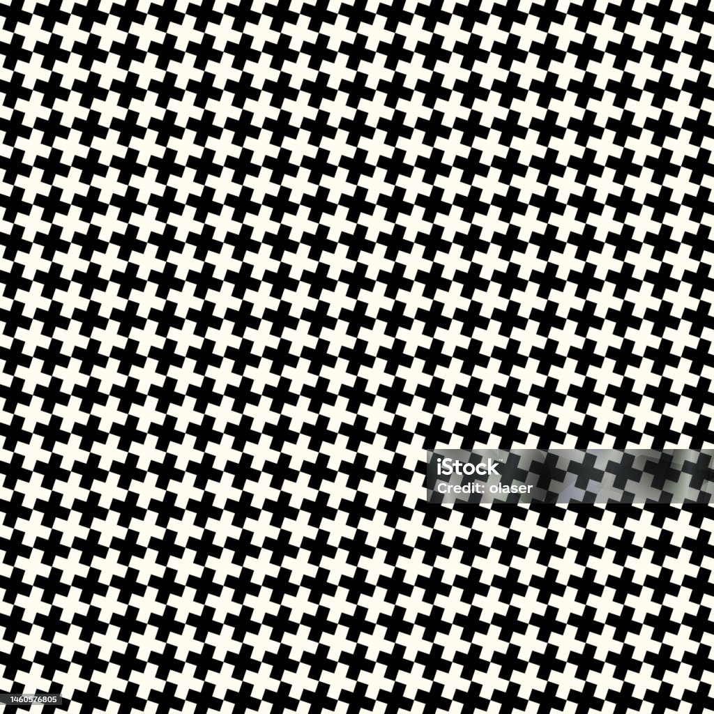 Plus Sign Grid Pattern Full Frame Black And White Plus Sign Grid Pattern Stock Illustration ...