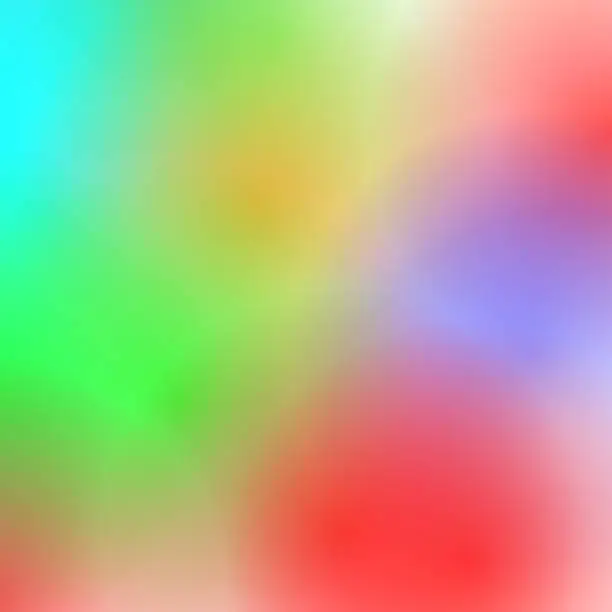 Vector illustration of Holographic abstract background, soft color gradient