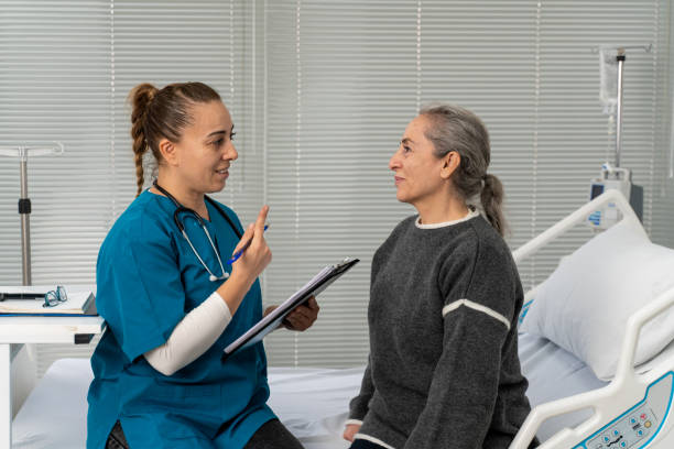 istock Doctor Explaining Results of Medical Tests 1460578556