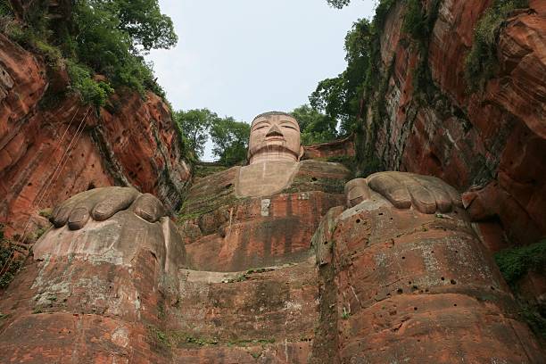 istock Grand Buddha statue in Leshan, China 146057862