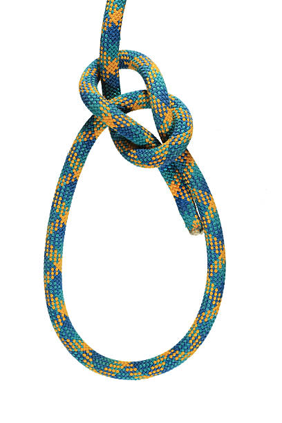 bowline knot stock photo