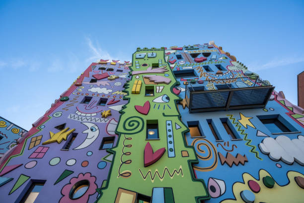 Brunswick, Germany - Jan 15, 2020: Happy Rizzi House - Braunschweig, Lower Saxony, Germany