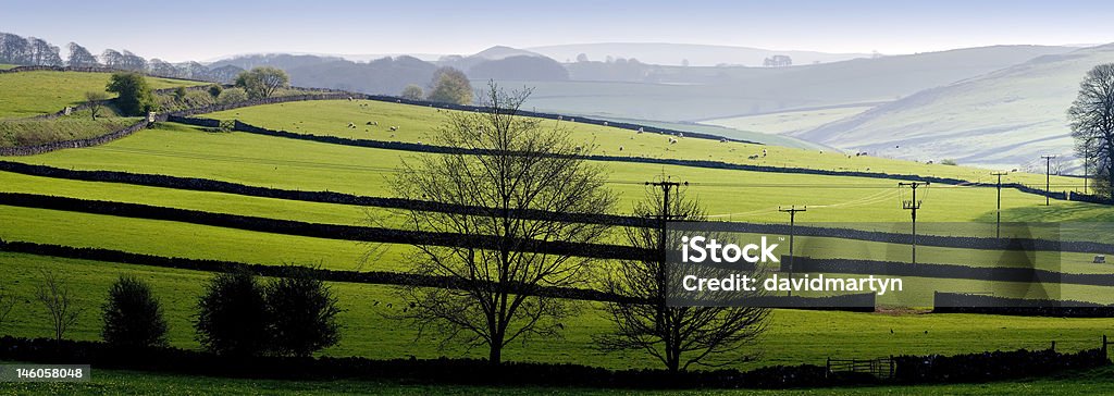 peak district - Foto stock royalty-free di Agricoltura