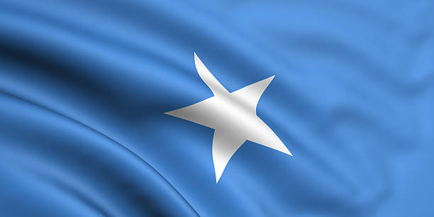 Flag Of Somalia stock photo