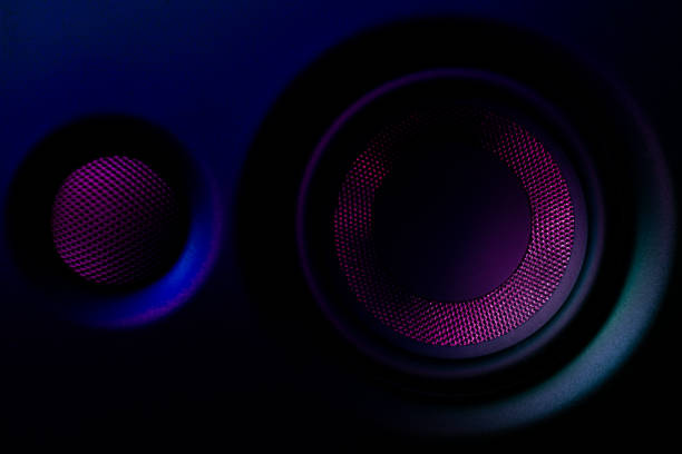 istock closeup of speakers as wallpaper 1460587174
