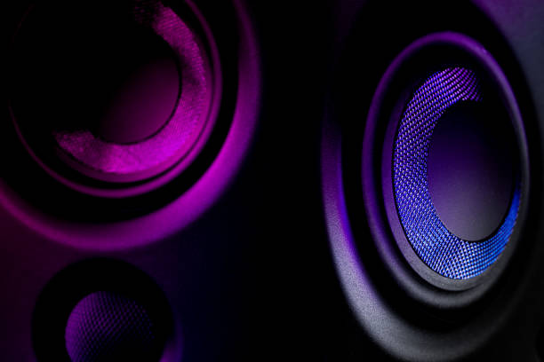 istock closeup of speakers as wallpaper 1460587263