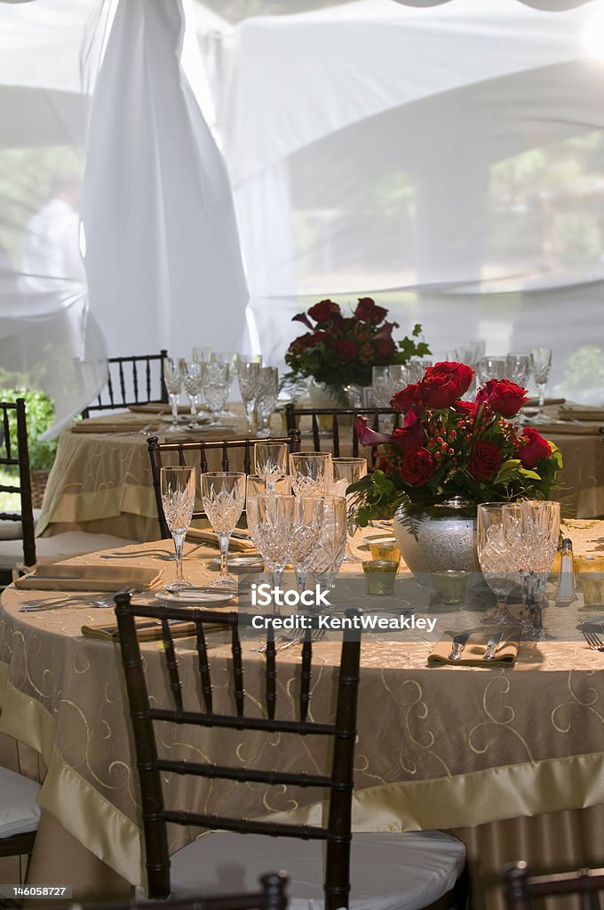 우아한 결혼식 피로연 석식 반케트 천문학자 표 설정 - 로열티 프리 파티 스톡 사진