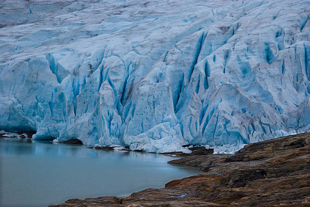 Svartisen Glacier stock photo
