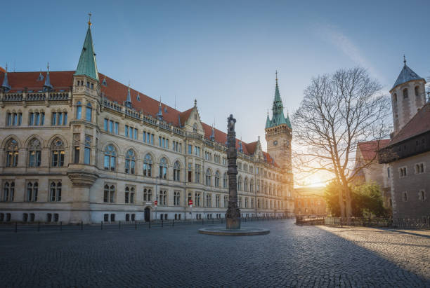 istock Town Hall (Rathaus) and Domplatz Square - Braunschweig, Lower Saxony, Germany 1460594709