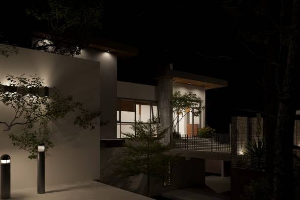 istock 3d render of village house at evening 1460596115