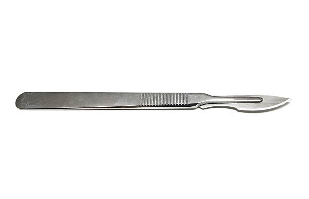 Surgical Instrument: Scalpel Scalpel with sharp blade scalpel stock pictures, royalty-free photos & images