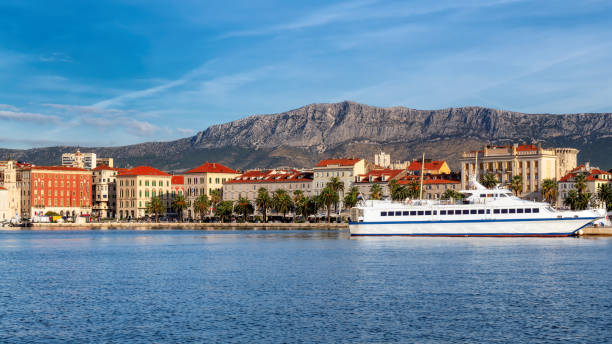 istock Beautiful old town Split in Croatia 1460596625