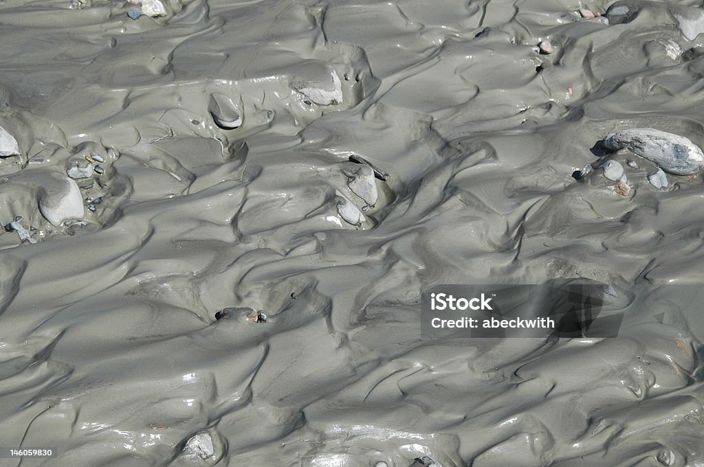 Glorious Mud River silt Alaska - US State Stock Photo