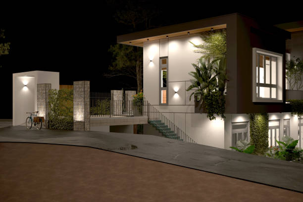 istock 3d render of village house at sunset 1460599109