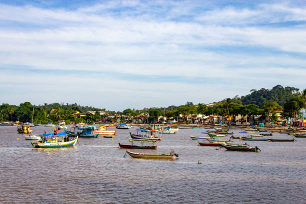 istock Fisherman boats at Coroinha beach 1460601484