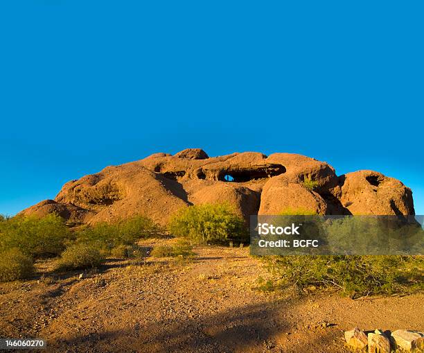 Papago Park Hole In The Rock Stockfoto und mehr Bilder von Arizona - Arizona, Tempe, Anhöhe