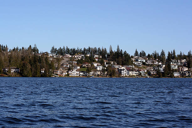 istock Kitsap Lake water houses 146060658