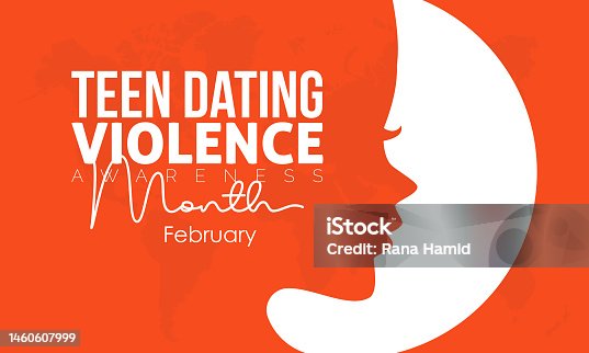 istock National Teen Dating Violence Awareness Month design template concept observed on February. Awareness Vector Illustration 1460607999