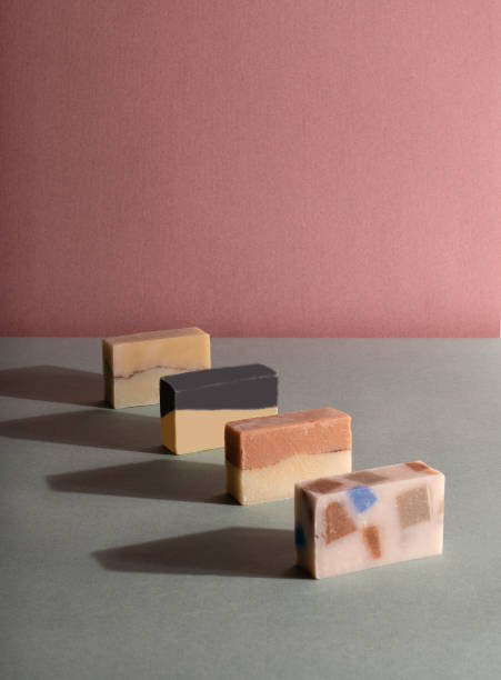 istock Soap bars still life beauty products 1460608267