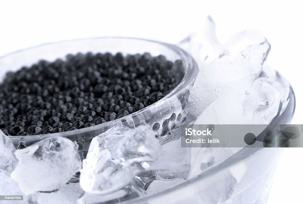 Black caviar Black caviar - symbol of wealth Appetizer Stock Photo