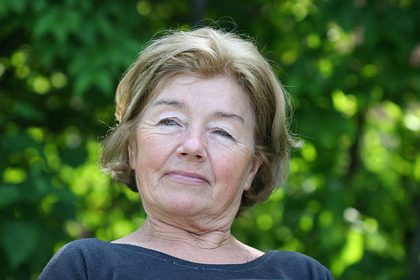 istock Grandmother in garden 146061355