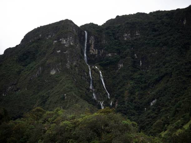 istock Panoramic view of El Chorro de Giron waterfall cascade cataract near Cuenca Azuay Ecuador South America 1460616320
