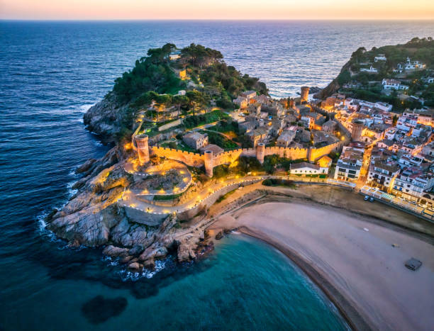 Tossa de Mar on the Costa Brava, Catalunya, Spain