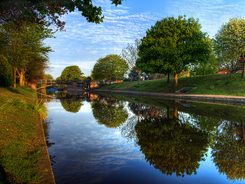 Royal military canal at Hythe in Kent, this was taken in the morning just as the sun was coming up.