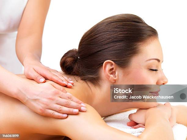 Young Woman At A Day Spa Stock Photo - Download Image Now - Adult, Alternative Healthcare Worker, Alternative Therapy