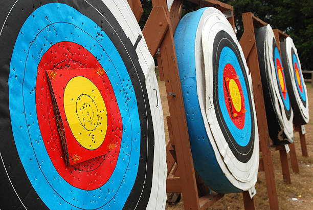 istock Row of Targets 146062314
