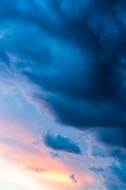 istock Summer storm clouds in the twilight sky 1460626135