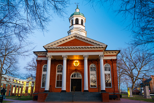 The Loudoun County Courthouse in Leesburg, Virginia, USA was built in 1895.