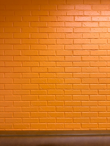 Full frame photo of a brick wall in a restaurant
