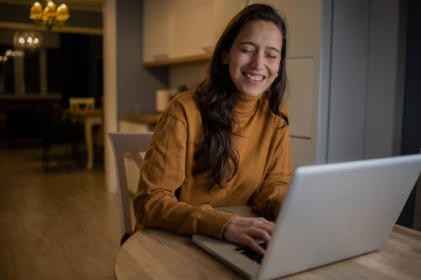 istock Woman working from home 1460636451