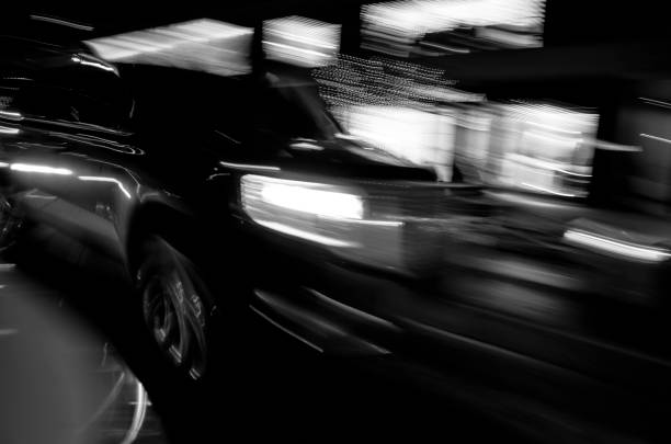 CAR IN THE NIGHT AT TORONTO