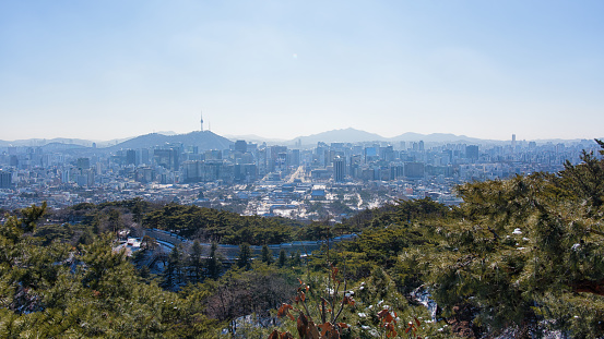 View From Bugaksan, Seoul Korea