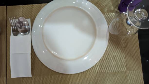 istock Looks beautiful plate and spoon on the dining table 1460650381