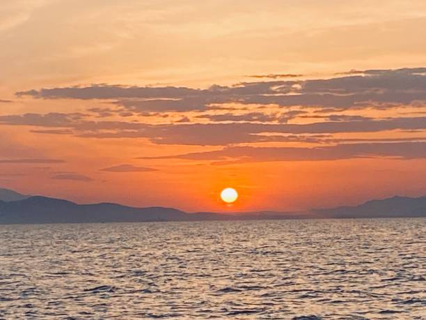 istock Sunset over the Aegean Sea 1460657962