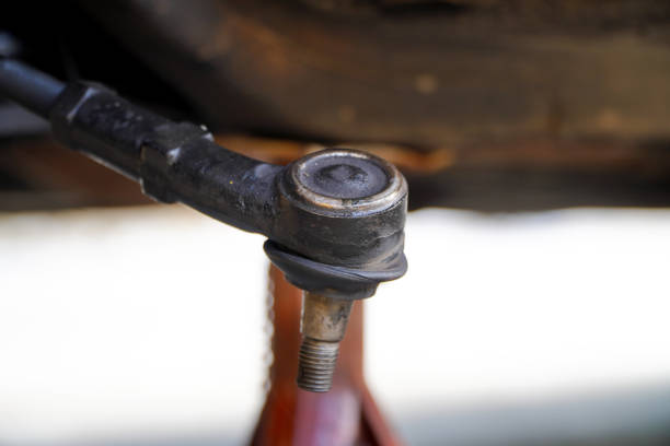 istock ball joint, service center is replacing the driveshaft in the garage. 1460659355