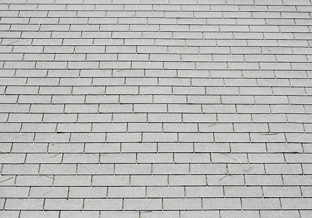 shingle roof stock photo