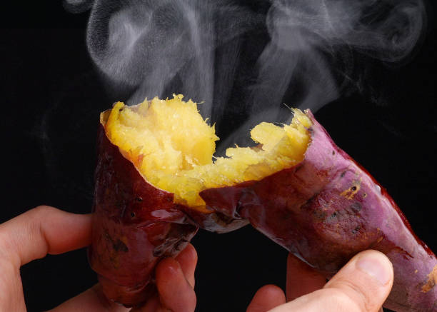 istock Baked sweet potato. 1460667048