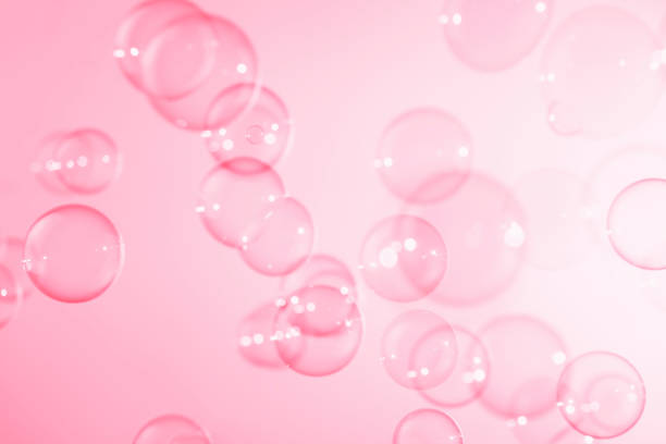 istock Beautiful Transparent Pink Soap Bubbles Abstract Background. Defocus, Blurred Celebration, Romantic Love ValentinesTheme. Circles Bubbles. Freshness Soap Sud Bubbles Water 1460669821