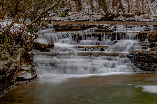 Campbell Falls in WV in winter