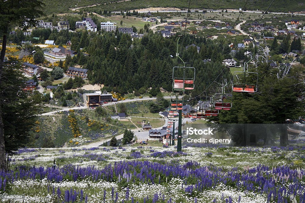 Catedral de esqui Hill - Royalty-free Bariloche Foto de stock